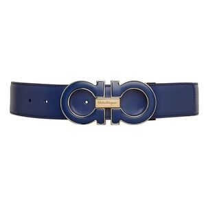 Salvatore Ferragamo Paloma Gancini Reversible Leather Belt